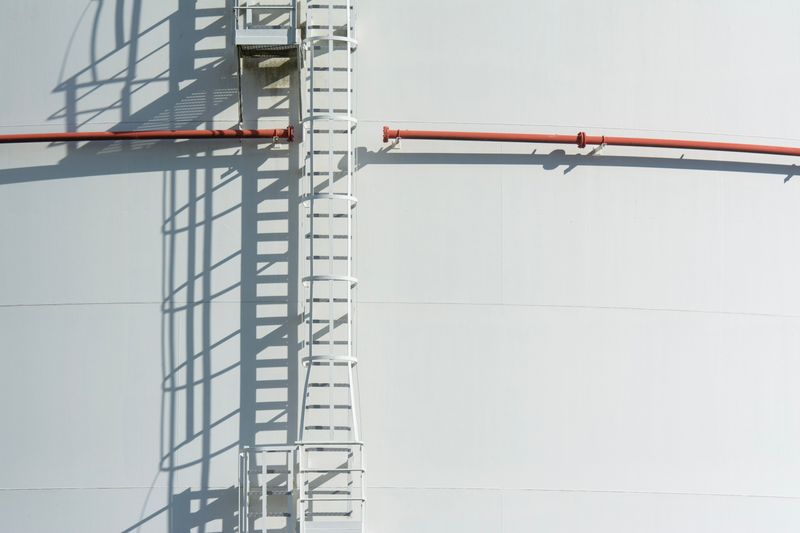 Tank access ladder