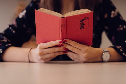 Free Woman Reading Book Stock Photo