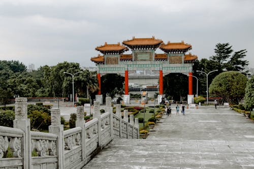 Grey Staircase Near Gate