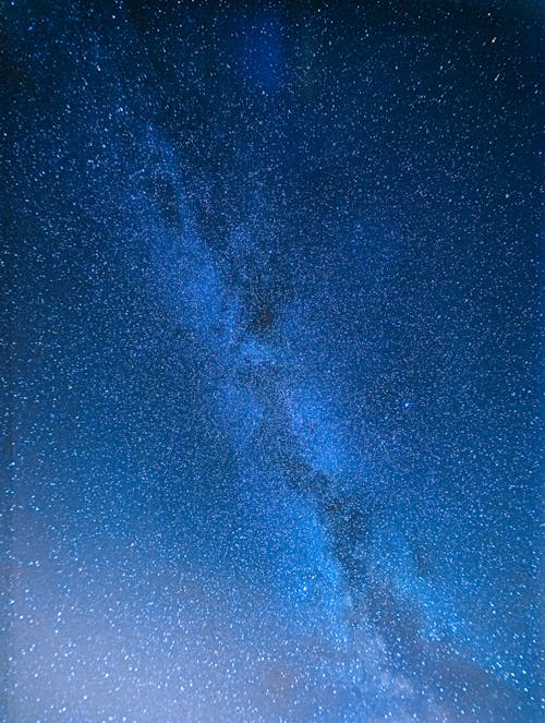 Free Blue Milky Way Photo Stock Photo
