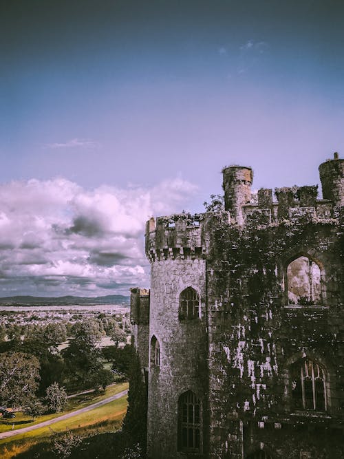 Black and Brown Concrete Castle