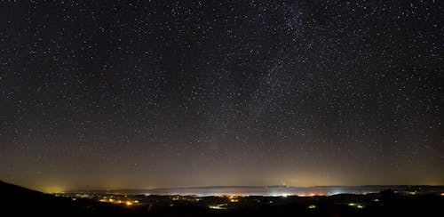 Foto Panorâmica Do Céu Durante A Noite