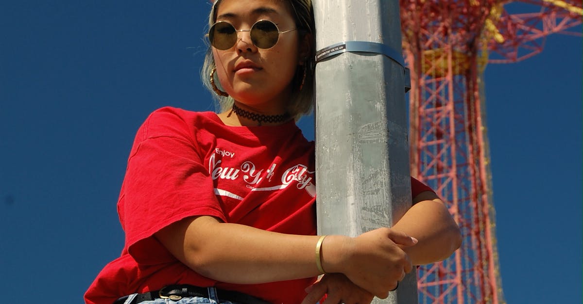 Photo Of Woman Hugging Post · Free Stock Photo