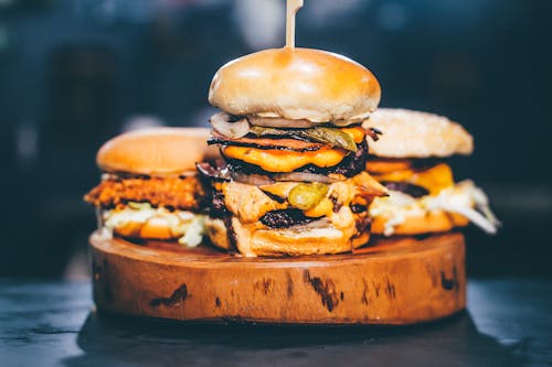 Close-Up Photography Of Hamburger