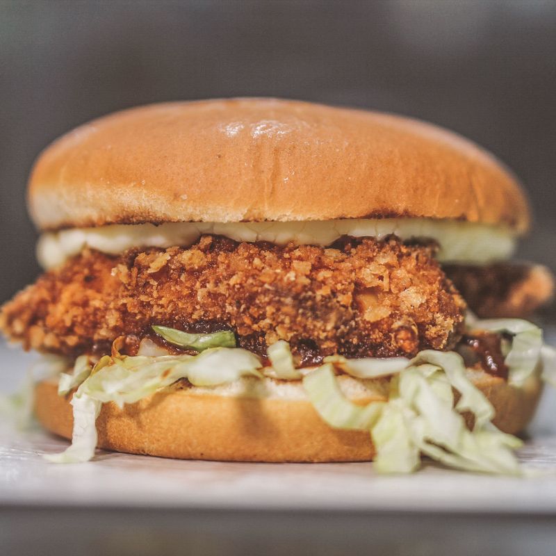 Labneh & Herb Chicken Burgers