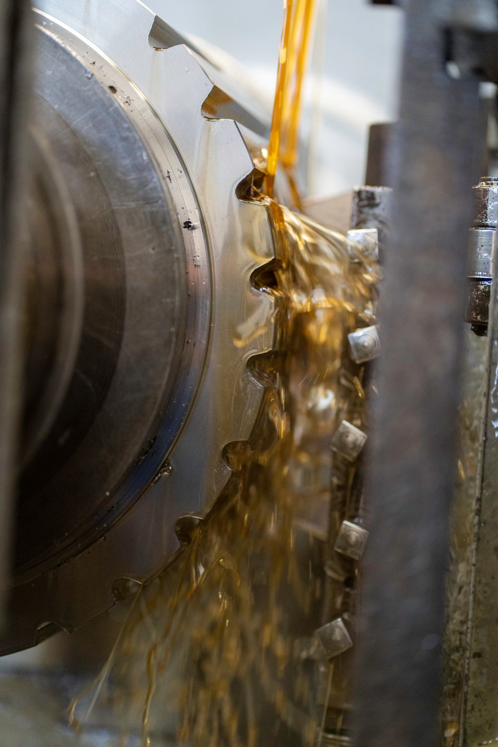 Industrial Gear Lubrication Process In Action Free Stock Photo industrial-gear-lubrication-process-in-action-free-stock-photo