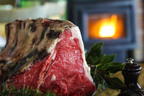 Gratis stockfoto met biefstuk, eten, fris