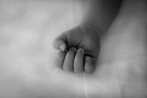 Foto profissional grátis de bebê, garotinha, mão
