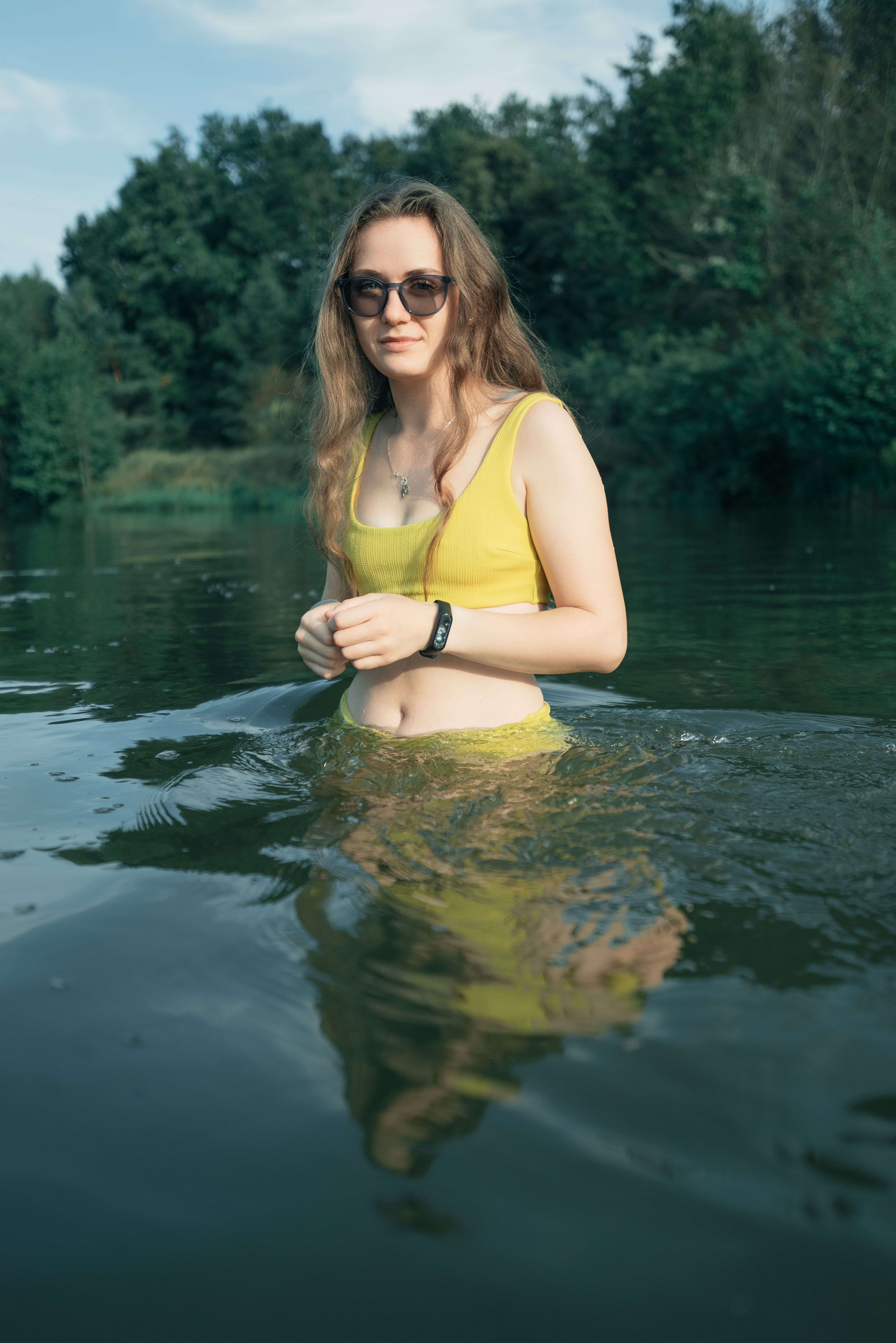 Maillot de bain jaune