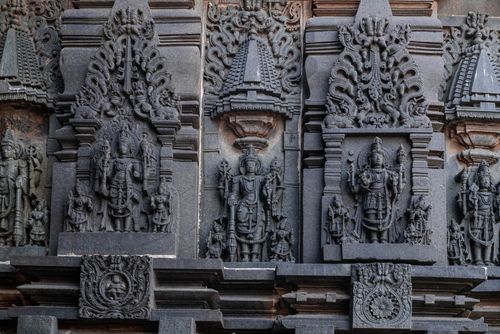 Carvings on Wall of an Ancient Temple · Free Stock Photo