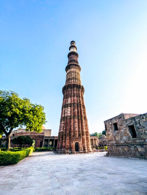 Free qutub minar  Stock Photo