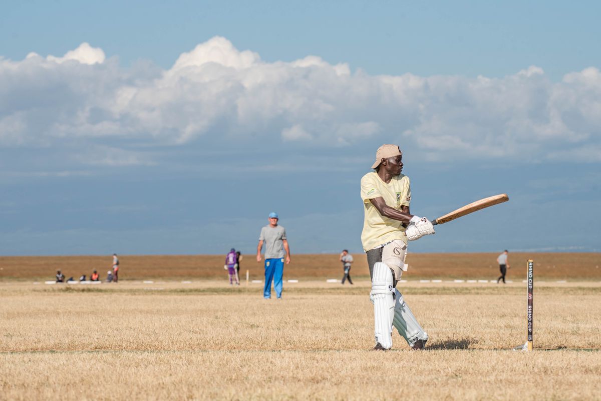 Cricket match — stock image