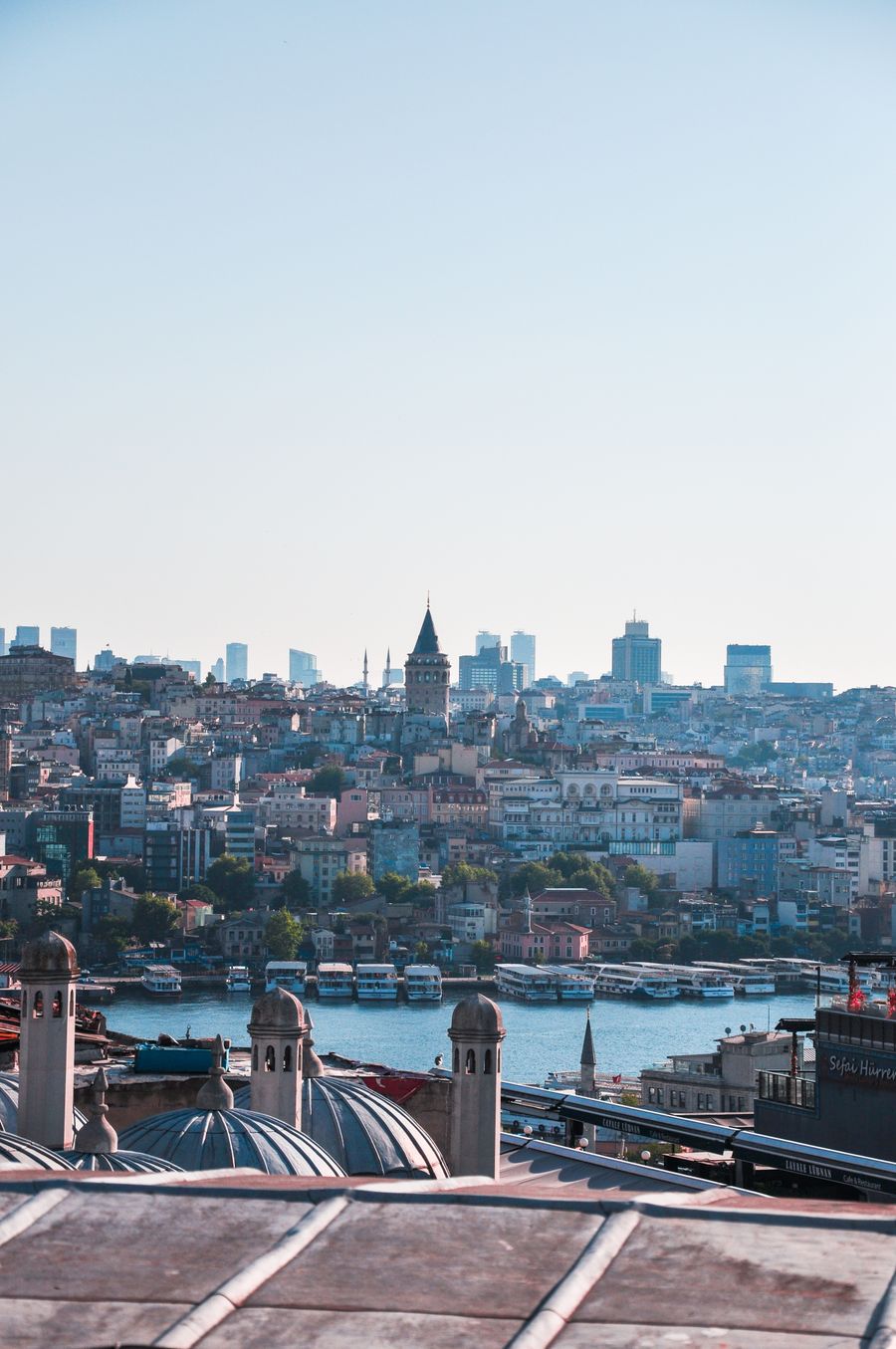 Istanbul skyline with the Galata Tower