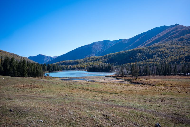 Scenic Mountain Lake with Clear Reflections · Free Stock Photo