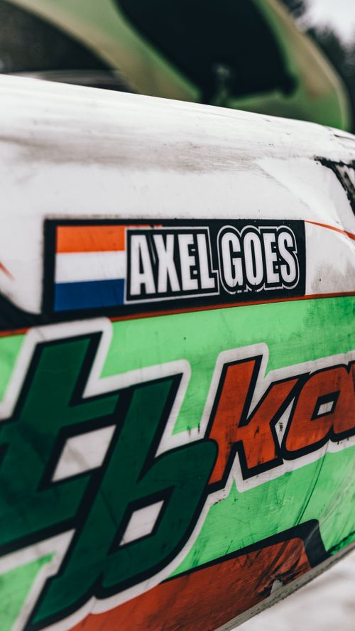 Free Karting - Axel Goes (Berghem Circuit, Netherlands) Stock Photo