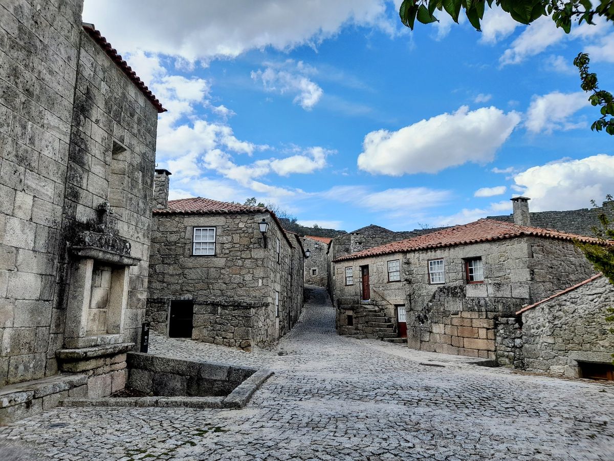 A street in the village of Sortelha, Portugal