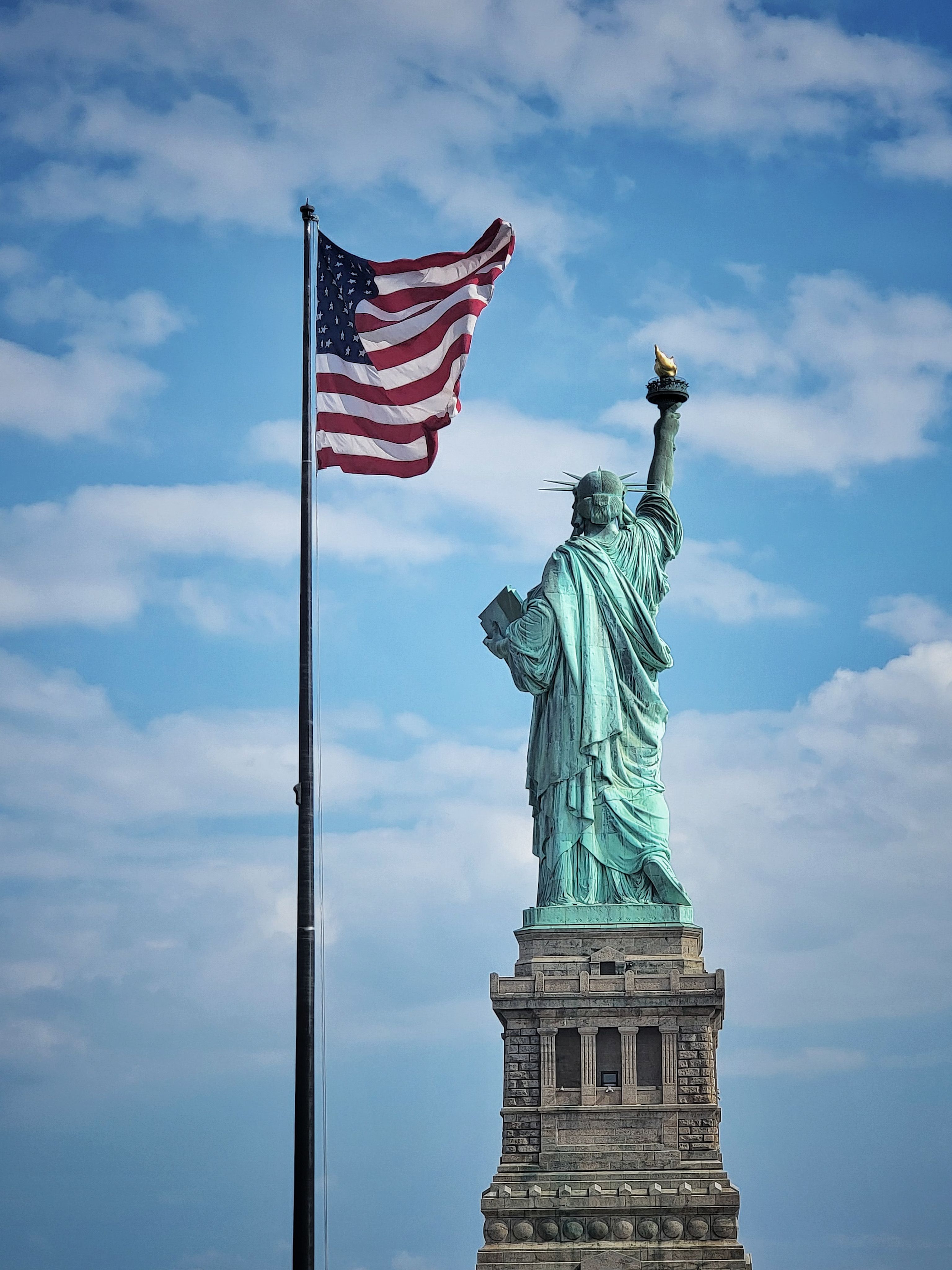 Freedom Isn't Free American Flag With Statue Of Liberty, 3x5 Feet, RFCO Banner