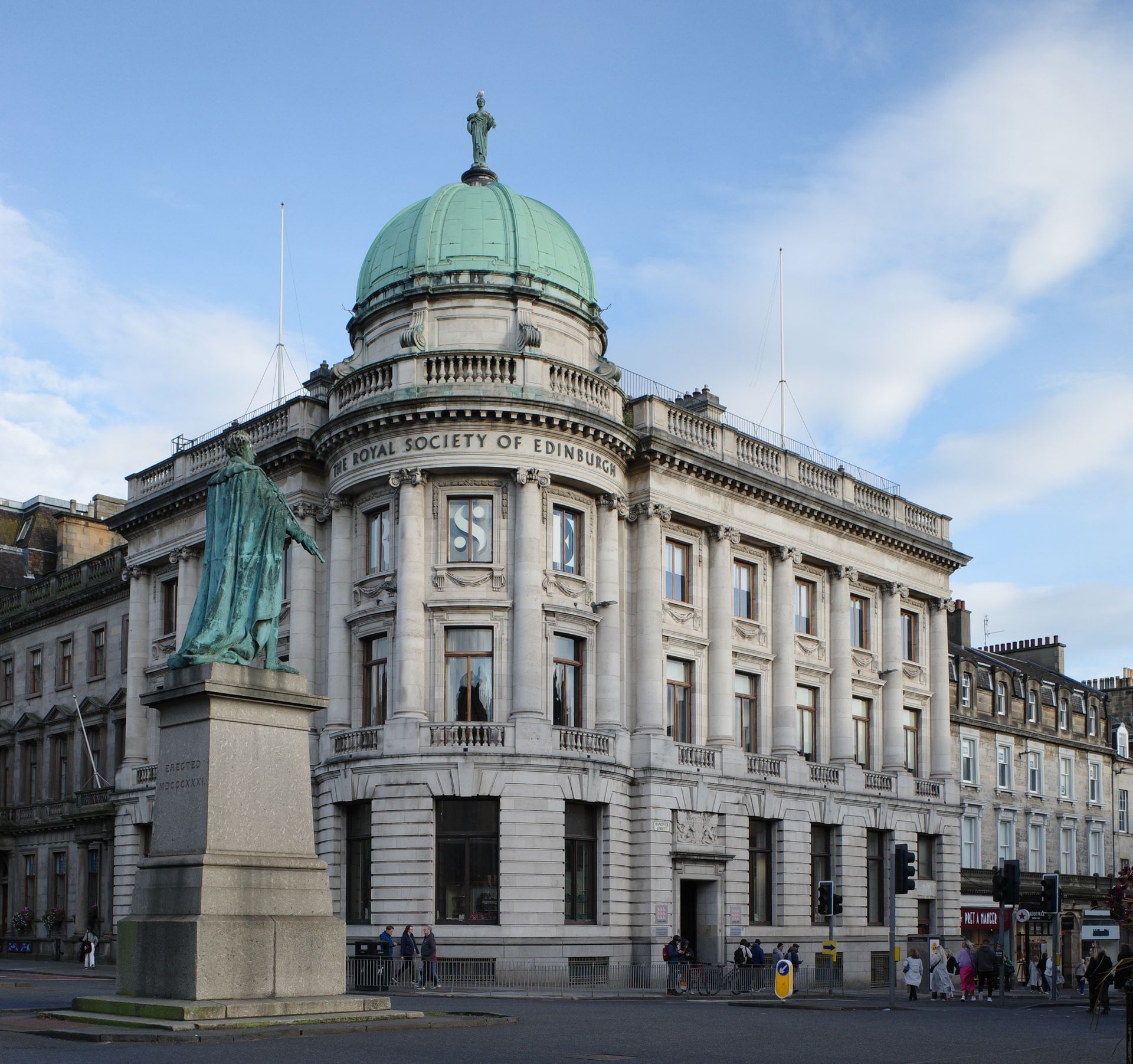 Royal Society of Edinburgh Building in Daylight