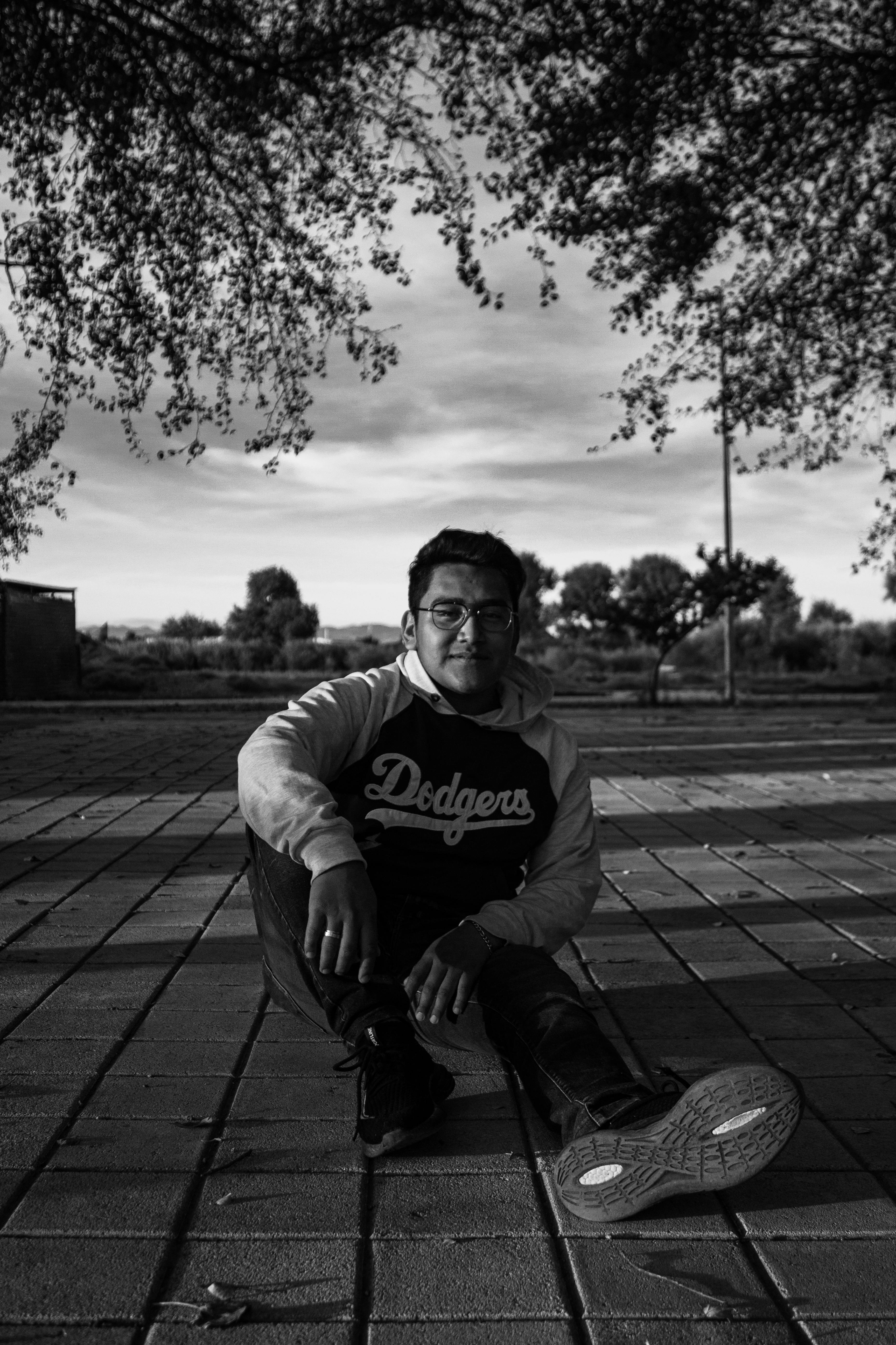 bezplatná Monochromatický Venkovní Portrét V Ciudad Modelo Základová fotografie