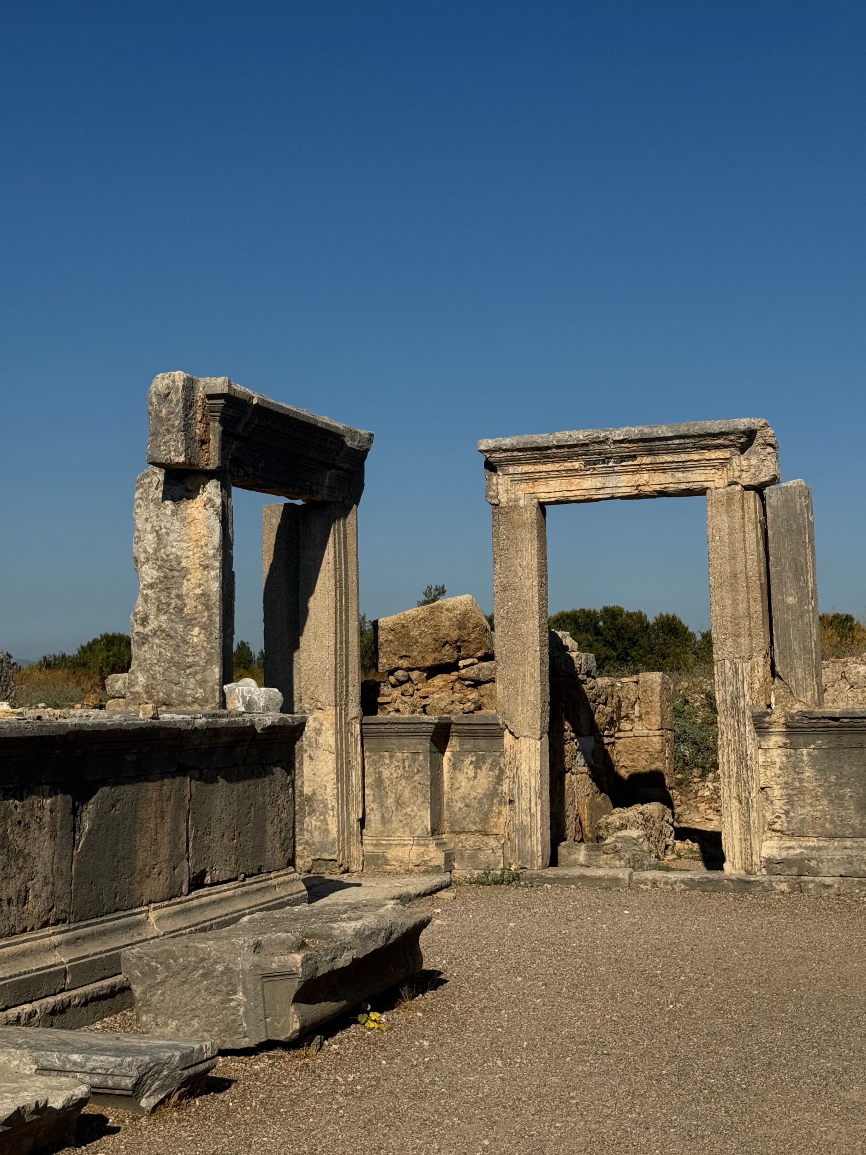 Ancient Stone Ruins under Clear Blue Sky · Free Stock Photo
