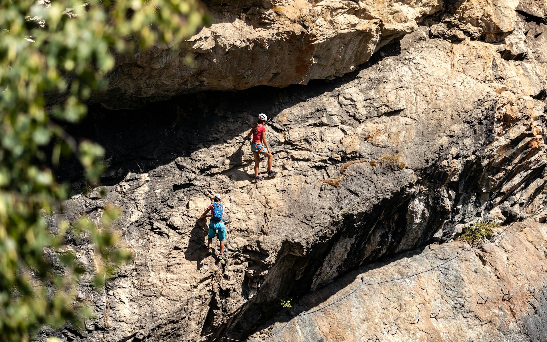 Climbers Conquer Rocky Mountain Via Ferrata Route