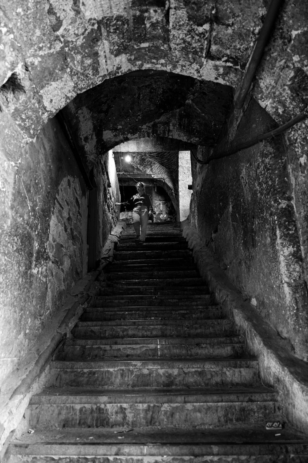 Monochrome Urban Passageway in Istanbul · Free Stock Photo