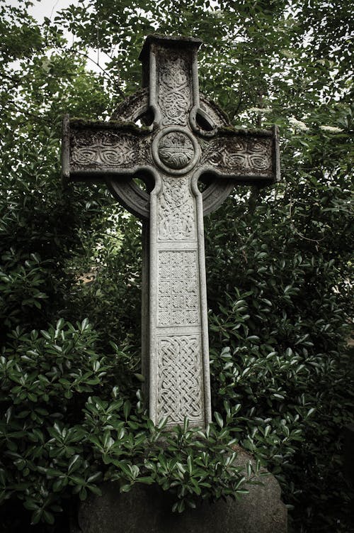 Free stock photo of celtic cross, green, magic