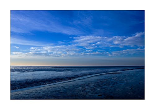 Immagine gratuita di bassa marea, tramonto, watt