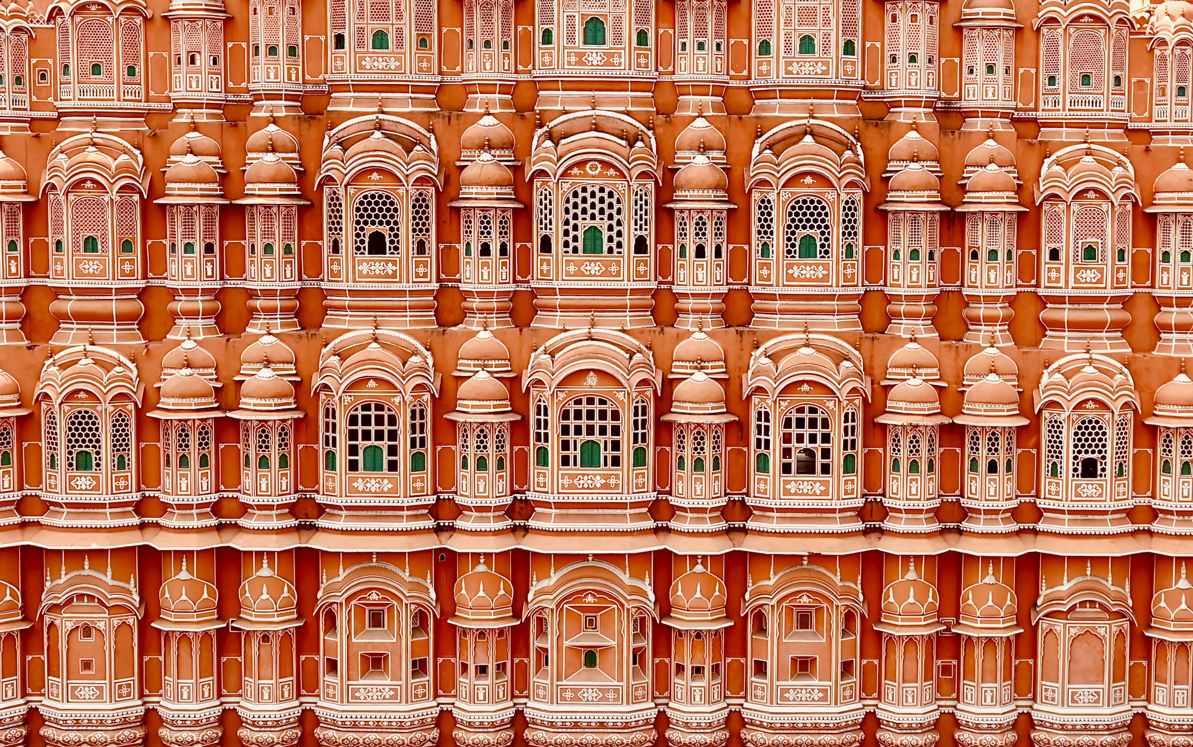 Mahal Window Design Hawa Mahal Jaipur Facade with Ornate Windows · Free Stock Photo
