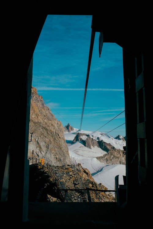 Cable Lines On The Mountain