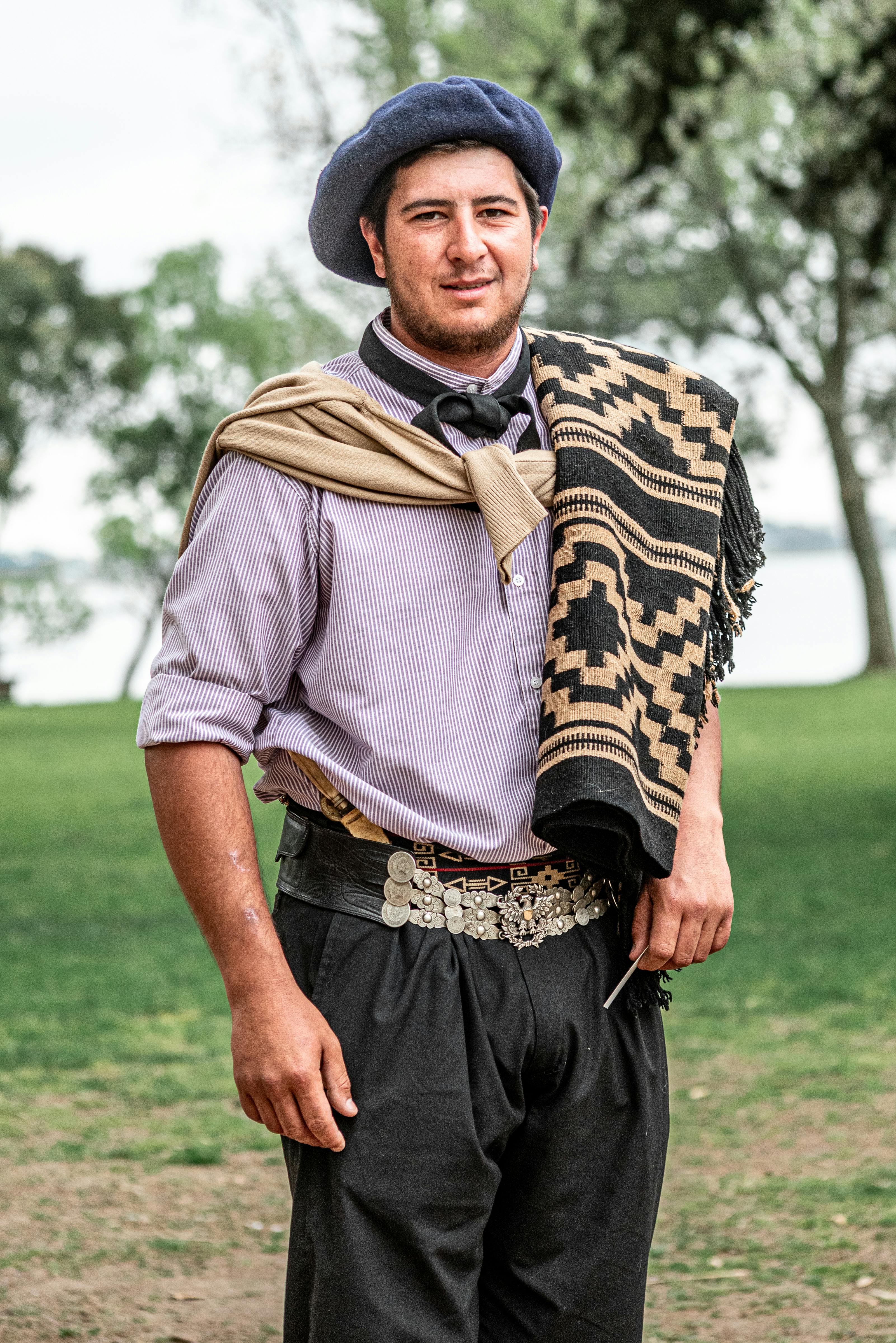 traditional argentine gaucho in chascomus