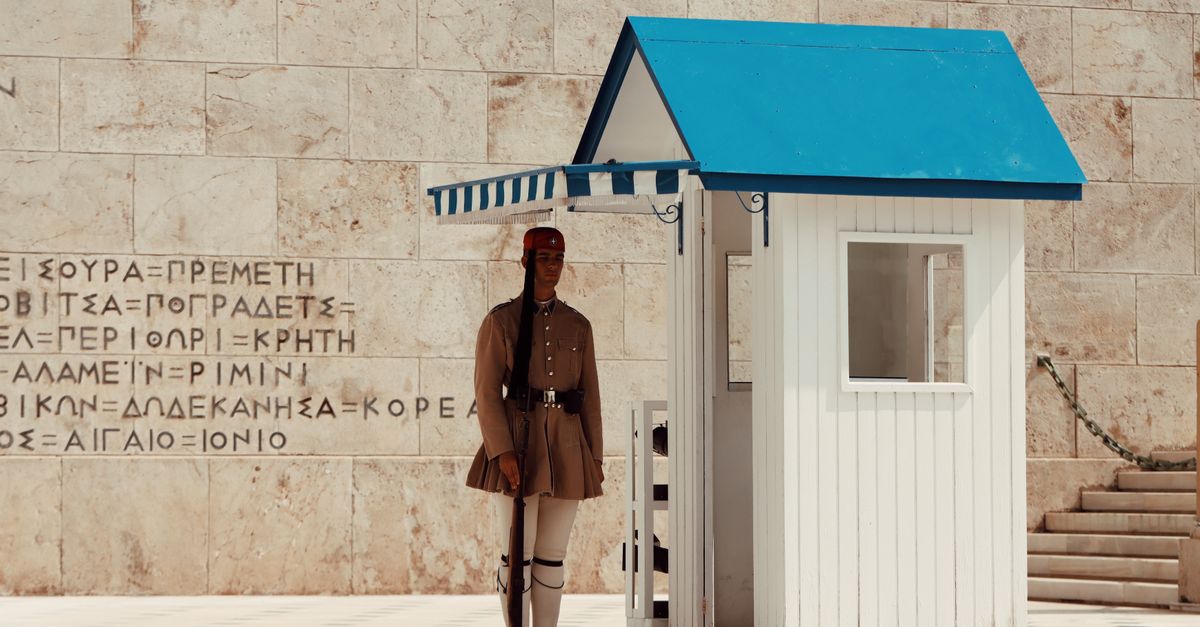 Perisedential Guard Presidential Guard at the Hellenic Parliament, Athens · Free Stock Photo