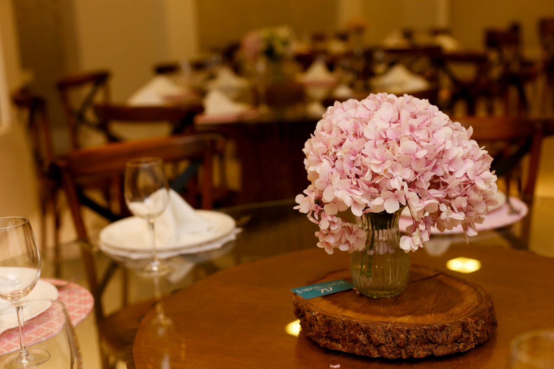 Pink Petaled Flowers in Vase