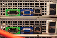 Close Up Photo of Ethernet Port