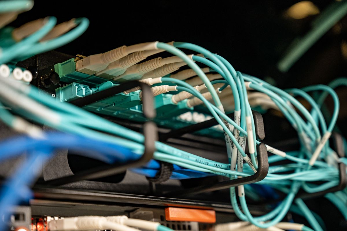 Fibre backbone for a two-building campus