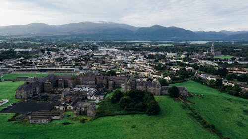 Free Aerial Photo of Castle Stock Photo
