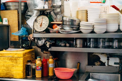 Free Kitchen of the Diner Stock Photo