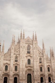Explore the Gothic grandeur of Milan Cathedral, an iconic landmark in Italy's Milan city.