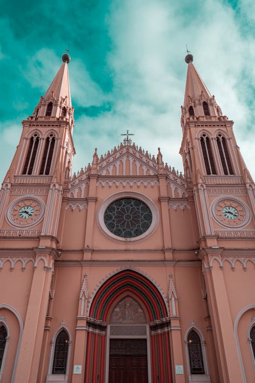 Free Low Angle Photography Of A Church Stock Photo