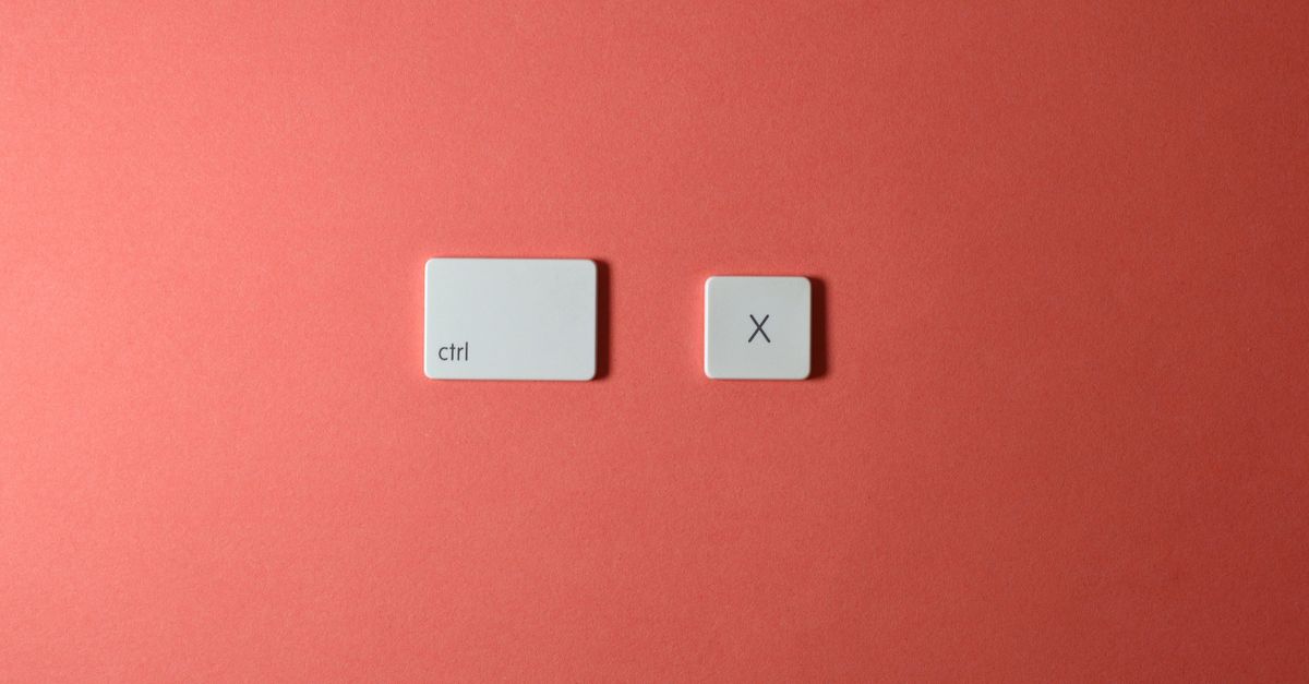 Klawisz Ctrl na czerwonym tle — aktualizacja systemu Windows
