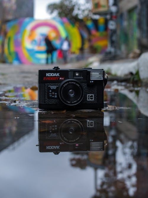 Black Kodak Analog Camera
