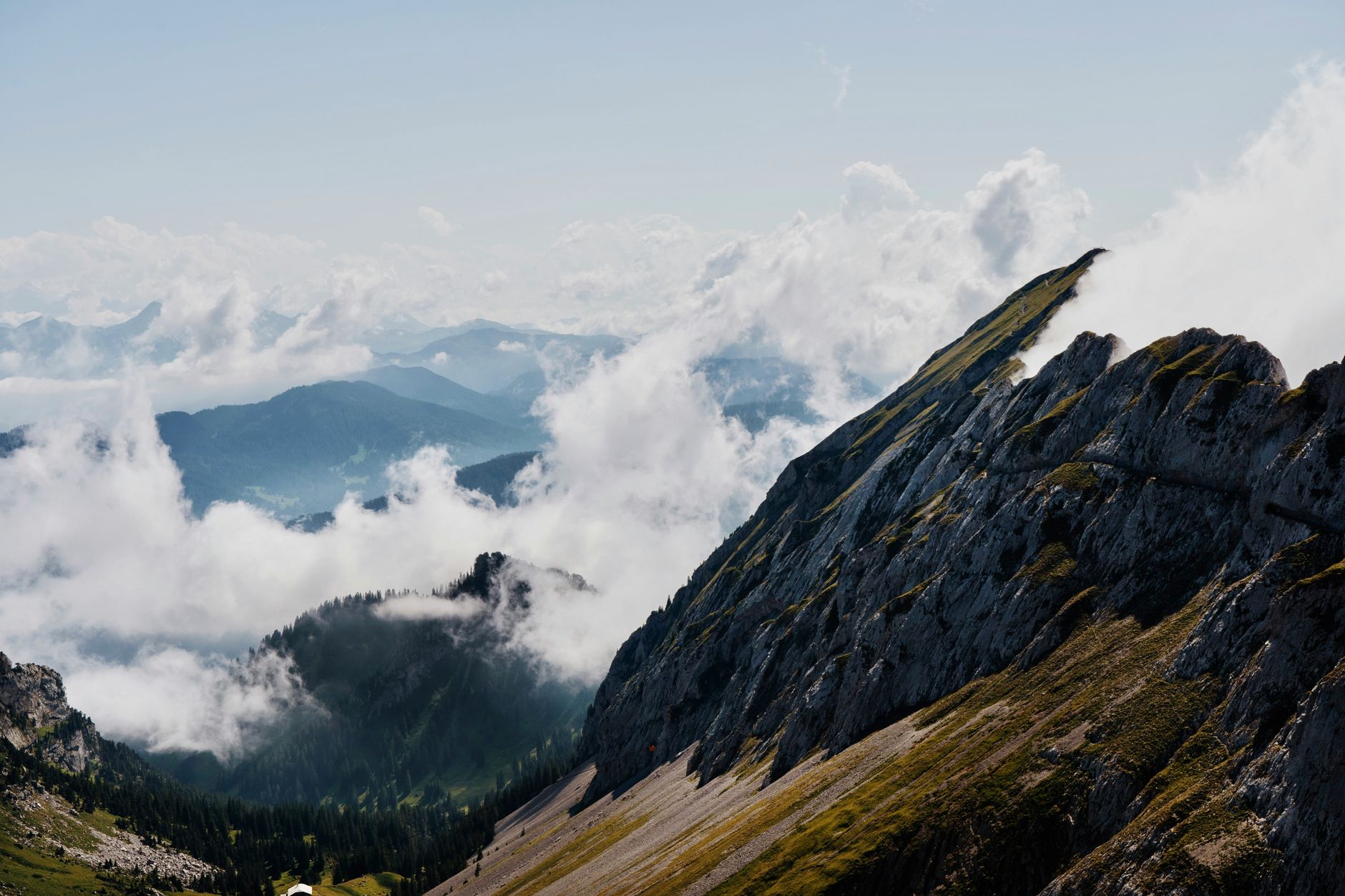 The last push to the summit