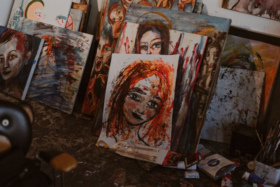 Van Gogh painted more than thirty self-portraits, largely because he could not afford models