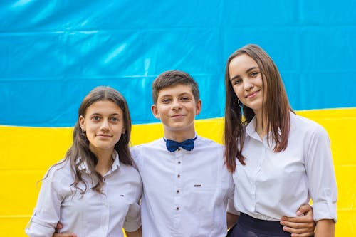 Free Group Photo Of Students Stock Photo