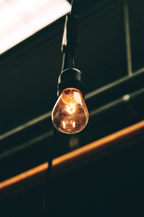 Free Black Pendant Light Stock Photo