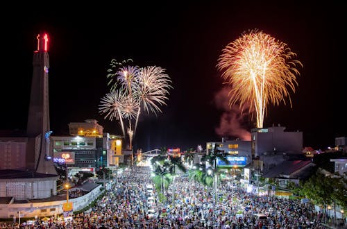 Fireworks Display And Festivities