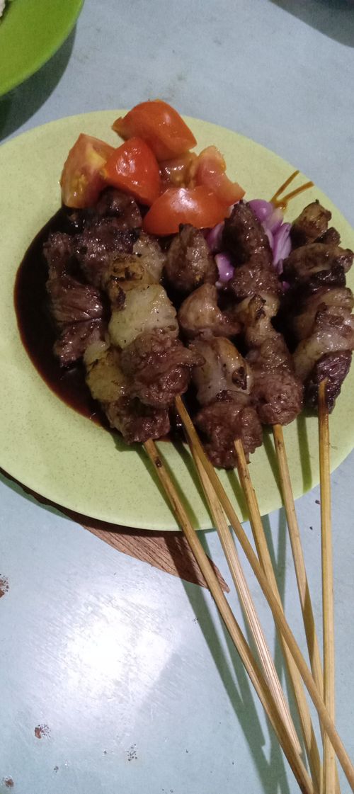Free sate kambing Stock Photo