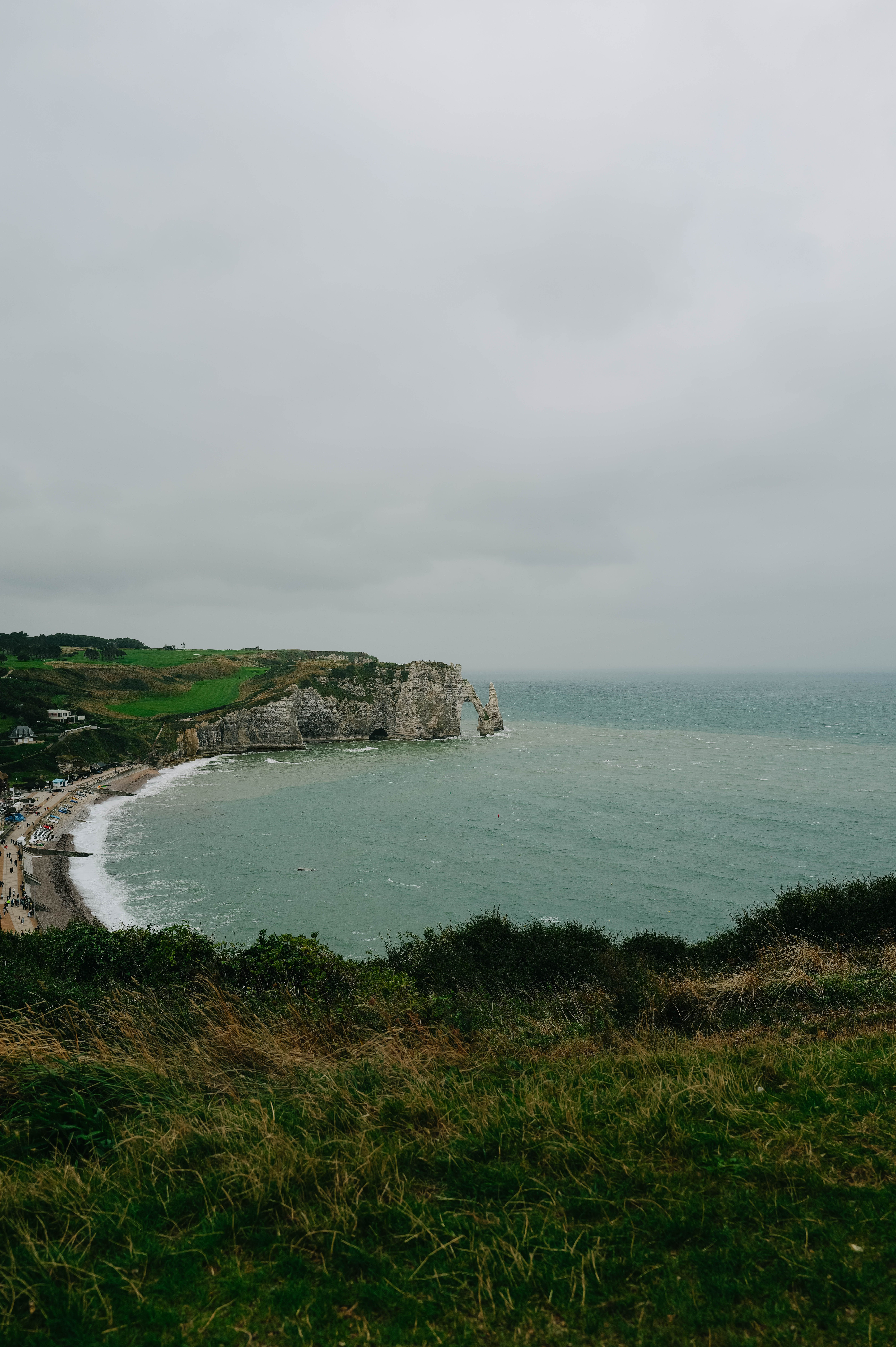 Dramatic Cliffs of Étretat, Normandy Coastline · Free Stock Photo