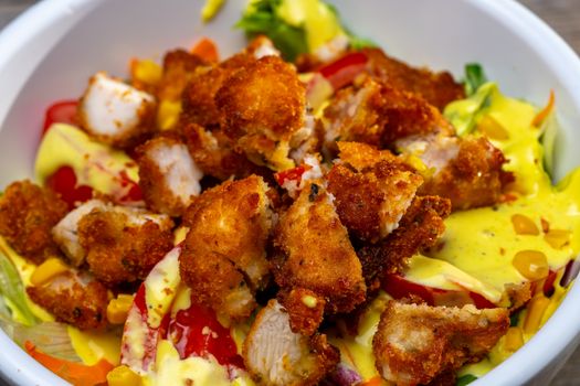 Chicken Or Turkey Salad Any Type Of Fat Free Dressing