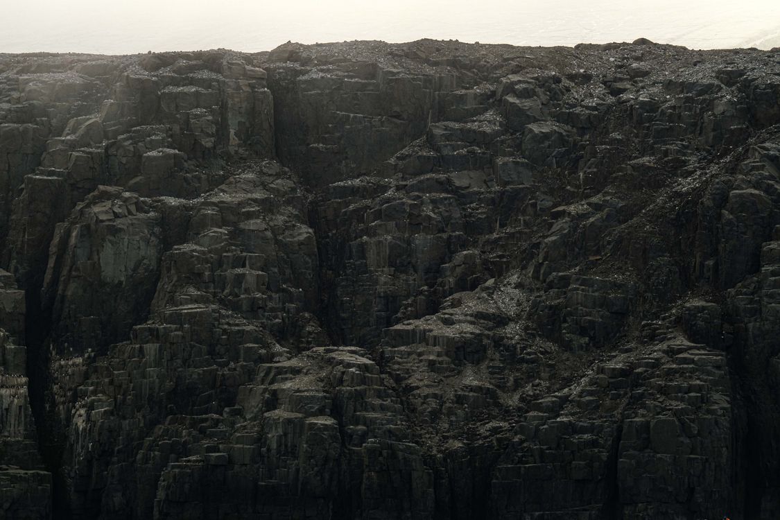 Basalt Rocks Hill Rugged Basalt Rock Formation in Natural Landscape · Free Stock Photo